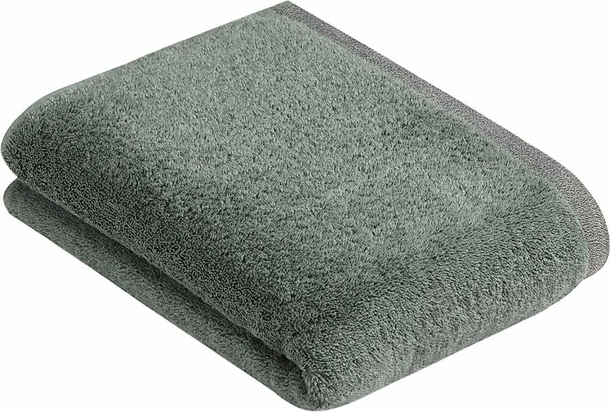 bugatti Badetuch "Prato" Uni Farben, mit melierter Optik im Saum günstig online kaufen