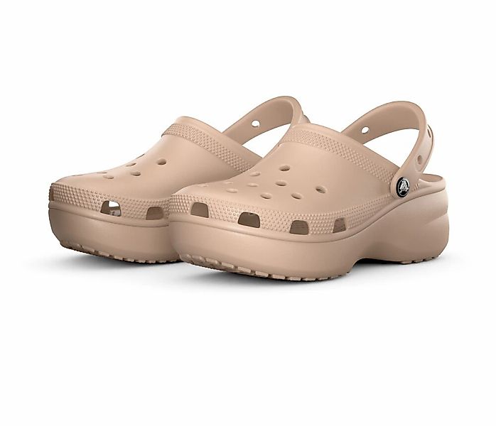 Crocs Clog "Classic Platform Clog W", Sommerschuh, Schlappen, Hausschuh, tr günstig online kaufen