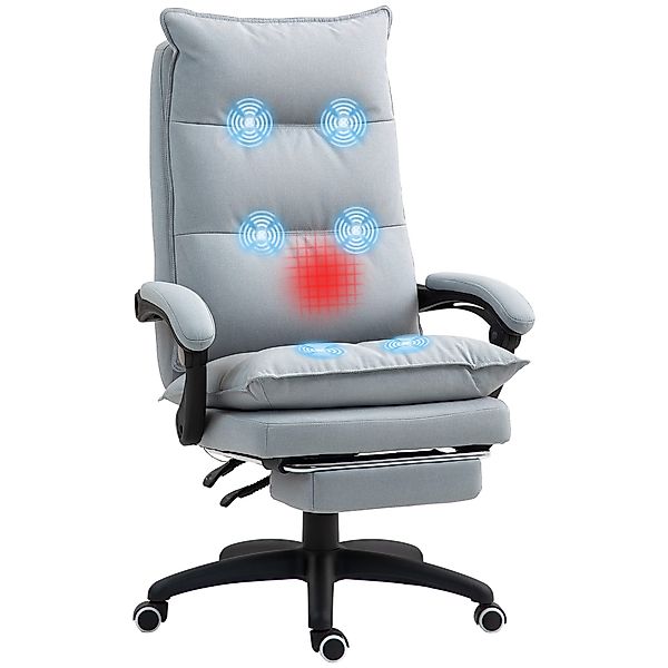 Vinsetto Schreibtischstuhl Ergonomisch Bürostuhl mit Massag-, günstig online kaufen