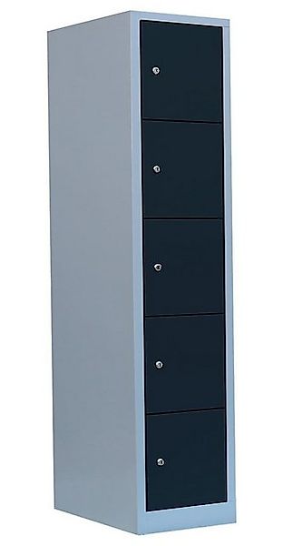 Steelboxx Fächerschrank 5 Fächer Schließfachschrank Wertfachschrank Spind ( günstig online kaufen