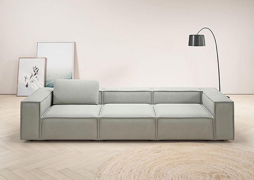 Home affaire 3,5-Sitzer »Watertown, modernes Big-Sofa XXL, 336 cm Breite, a günstig online kaufen