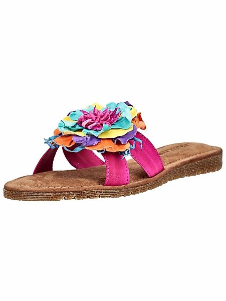 Lazamani Pantolette "Lazamani Pantoletten Leder/Textil" günstig online kaufen