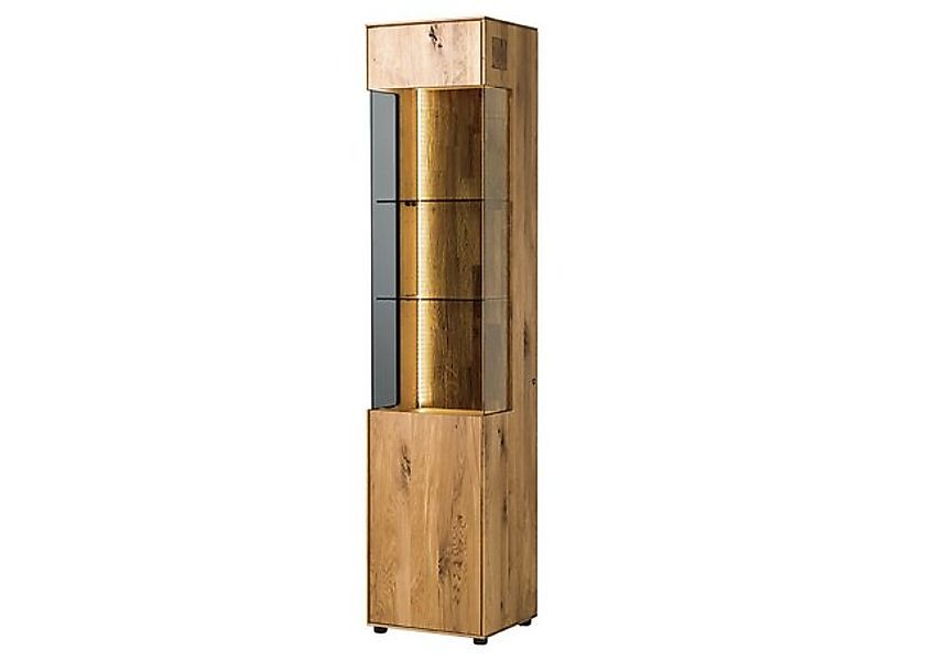 Massivmoebel24 Standvitrine #231 (Wildeiche 45x38x200 natur geölt WIEN #231 günstig online kaufen