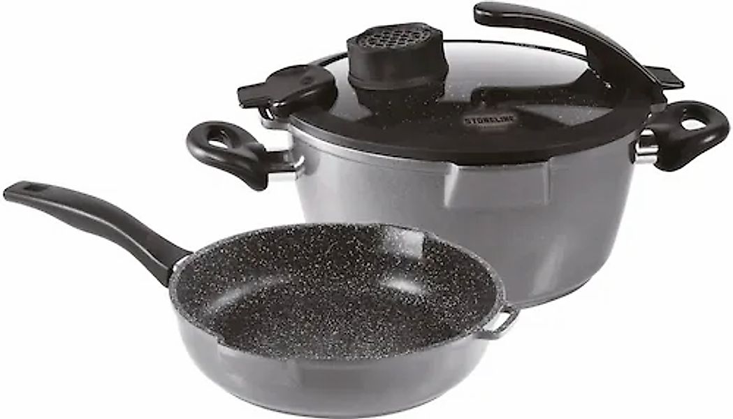 STONELINE Topf-Set »Smell Well« Set, 1x Bratentopf Ø 24 cm, 1x Schmorpfanne günstig online kaufen