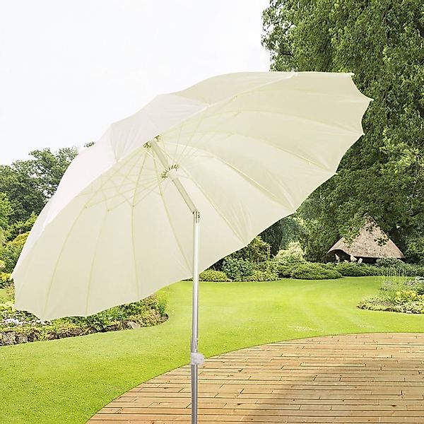 BURI Sonnenschirm Alu-Sonnenschirm mit Knickgelenk 215cm günstig online kaufen