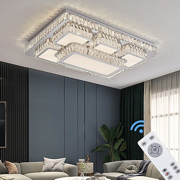 Eurotondisplay LED Deckenleuchte LED Deckenleuchte Kristall günstig online kaufen