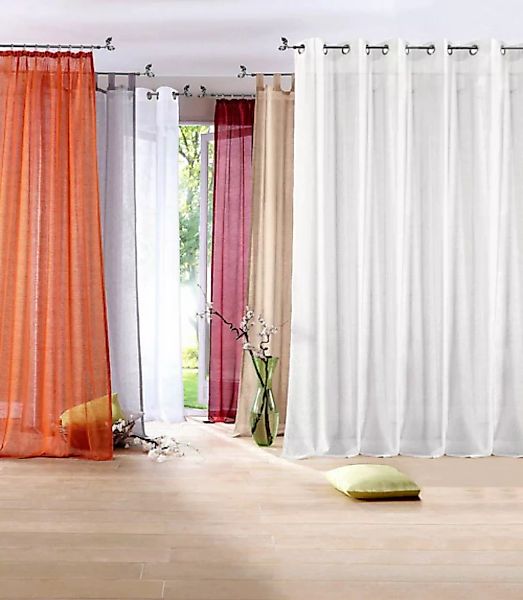 my home Gardine REGINA, Kräuselband (2 günstig online kaufen