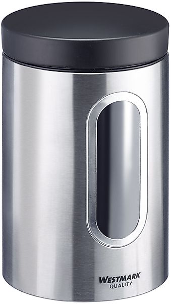 WESTMARK Vorratsdose »Vorratsdose mit Fenster 1800 ml«, (1 tlg.), Edelstahl günstig online kaufen