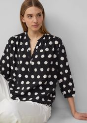 s.Oliver Kurzarmbluse Bluse Strukturierte Bluse aus günstig online kaufen