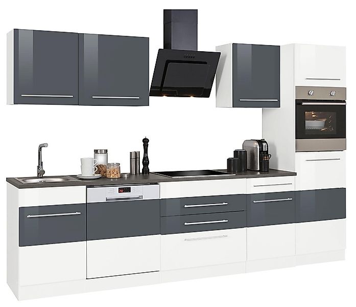 KOCHSTATION Küchenzeile »KS-Trient« Breite 300 cm, wahlweise mit E-Geräten, günstig online kaufen