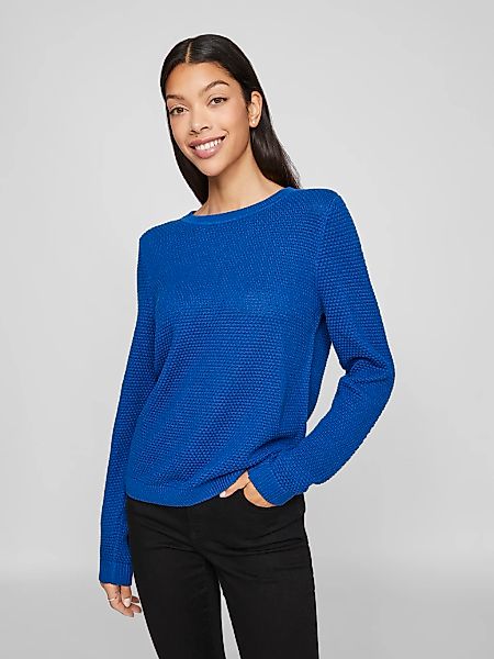 Vila Rundhalspullover "VIDALO O-NECK L/S KNIT TOP- NOOS" günstig online kaufen