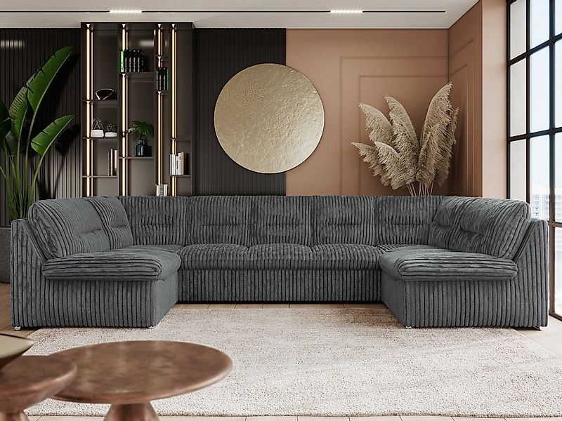 MKS MÖBEL Ecksofa MORBIDO U, Set, Wellenfedern, HR-Schaum, Wohnlandschaft X günstig online kaufen