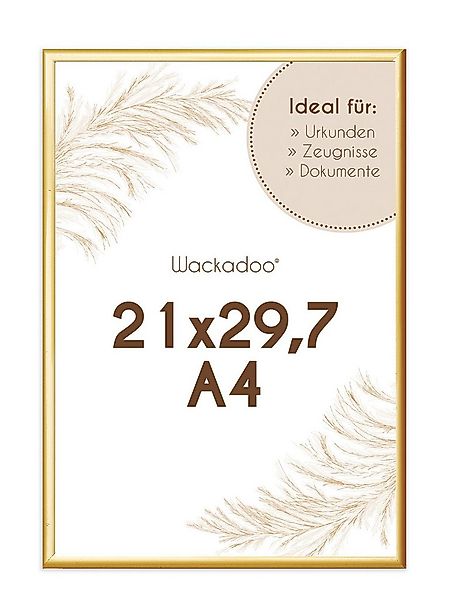 Wackadoo Living Einzelrahmen Bilderrahmen mit Glasscheibe für Einzelbilder günstig online kaufen