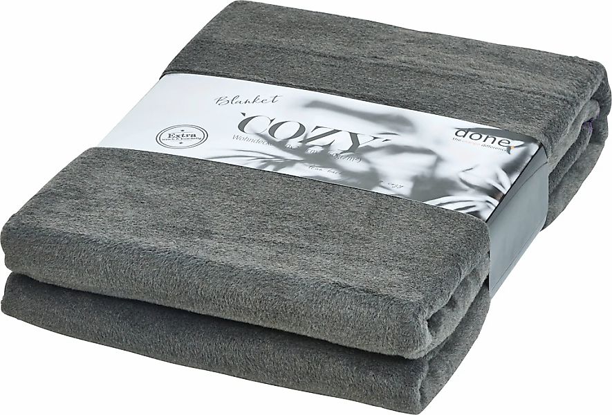 done. Wohndecke "Cozy" geketteltem Zierstich, Baumwolle, unifarben günstig online kaufen