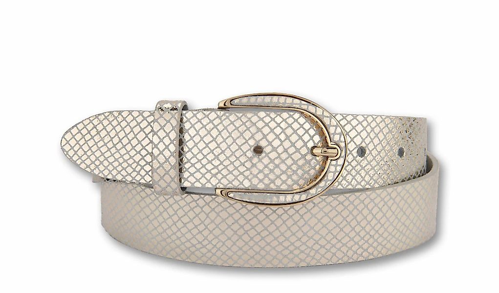 BERND GÖTZ Ledergürtel "Ledergürtel mit applizierter Snakestruktur auf Schl günstig online kaufen