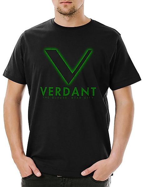 Urban Backwoods Print-Shirt Verdant Herren T-Shirt Logo Symbol Sign Arrow P günstig online kaufen