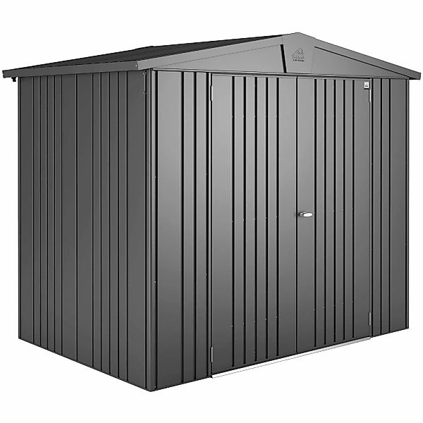 Biohort Metall-Gerätehaus Europa Dunkelgrau-Metallic 3,5 m² günstig online kaufen