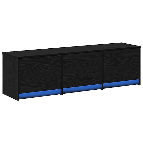 vidaXL TV-Schrank Schwarz Eichen-Optik 140 x 34 x 40 cm Holzwerkstoff 86894 günstig online kaufen