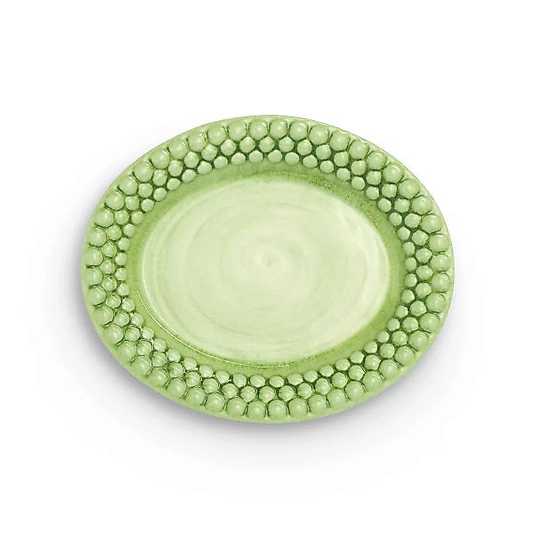 Bubbles ovaler Teller 20cm grün günstig online kaufen