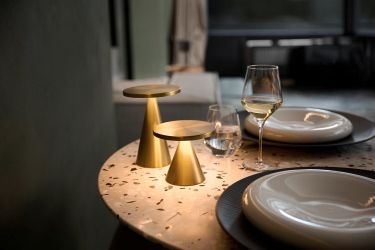 APS LED Tischleuchte Akku-Tischleuchte "CONE MINI", günstig online kaufen