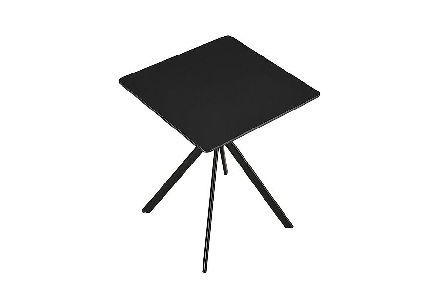 en.casa Esstisch, »Ankara« Küchentisch 60 x 60 x 75 cm Schwarz günstig online kaufen
