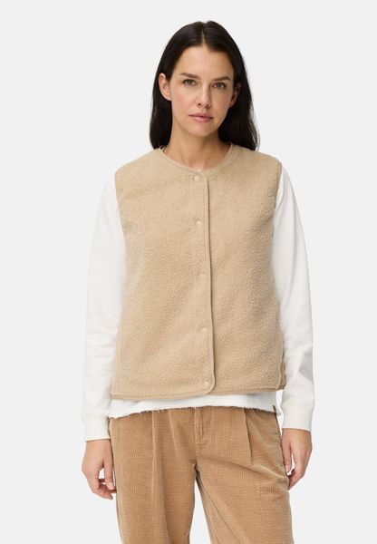 camel active Fleeceweste mit Knopfverschluss ärmellos günstig online kaufen