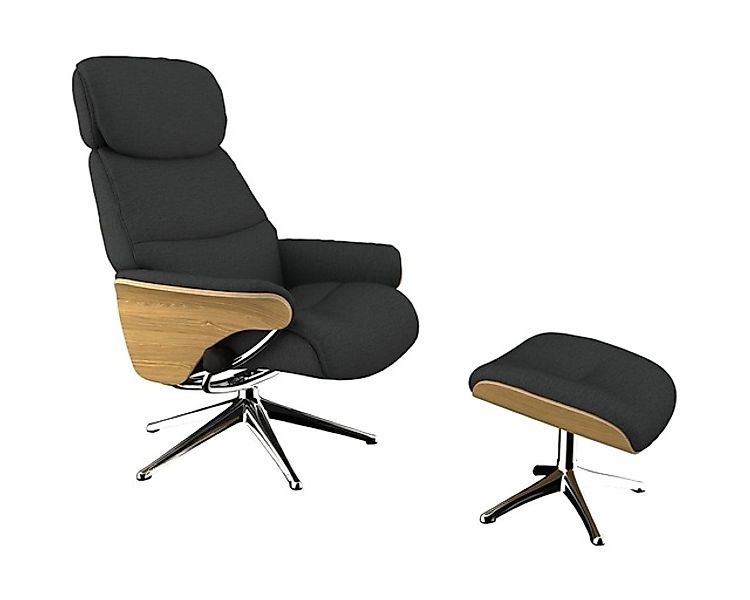 FLEXLUX Relaxsessel "Aarhus, Gepolsterter Funktionssessel, Skandinavisch de günstig online kaufen