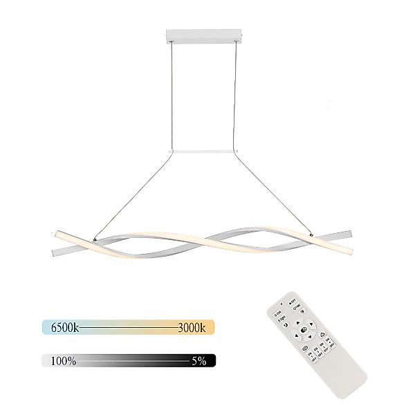 LETGOSPT Pendelleuchte 80cm Modern LED Pendelleuchte, günstig online kaufen