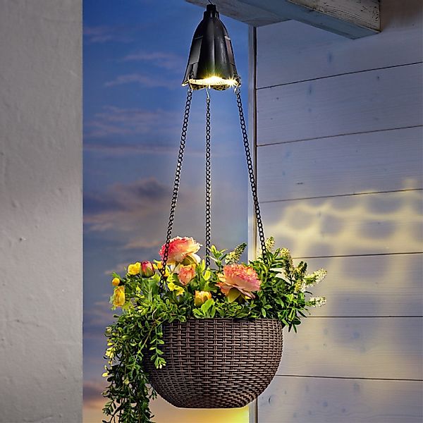 HTI-Living Blumenampel Blumenampel 2er Set Rattanoptik günstig online kaufen