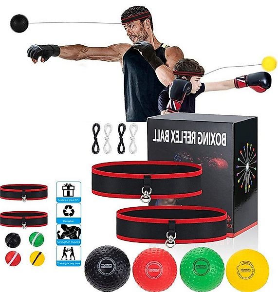 XDeer Lernspielzeug Reflexball,Box-Trainingsball Set,Boxing Reflexball, Ide günstig online kaufen