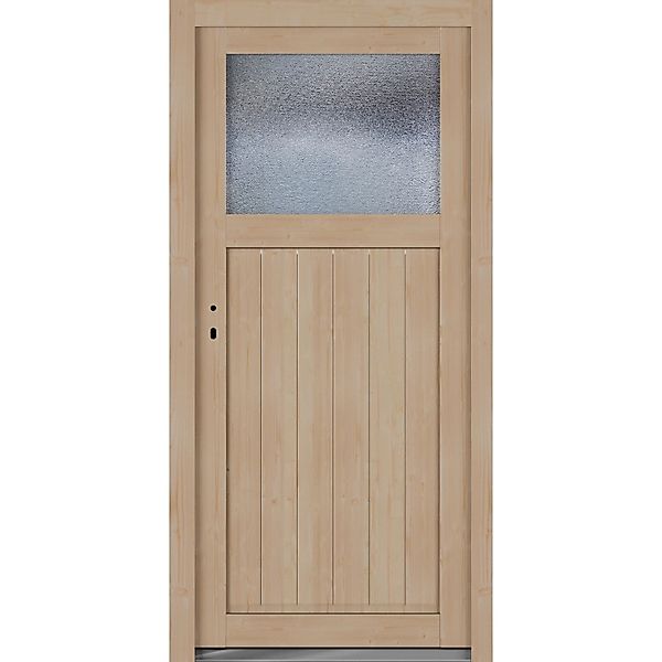 Roro Nebeneingangstür OHE 1002 Nach Außen Öffnend Fichte 98 cm x 198 cm DIN günstig online kaufen