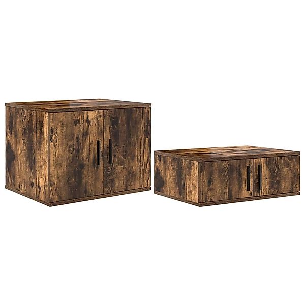 vidaXL Badschrank Räuchereiche 118 x 41 x 40 cm Holzwerkstoff 866663 günstig online kaufen