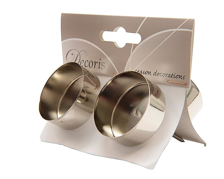 Kaemingk Teelichthalter, Teelichthalter Adventskranz Metall 4,2cm mit Dorn günstig online kaufen