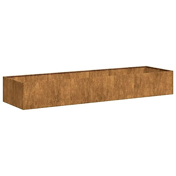 vidaXL Pflanzkübel Rostig 280x80x40 cm Wetterfester Stahl 860765 günstig online kaufen