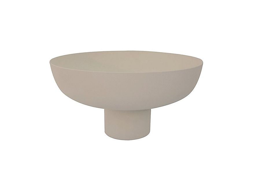 LaLe Living Dekoschale Deko-Objekt Janna in Weiß, Ø30 cm, aus Metall günstig online kaufen