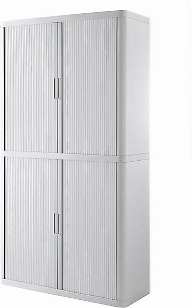 EASYOFFICE Aktenschrank Rollladenschrank easyoffice BxTxH 86x37,5x204cm wei günstig online kaufen