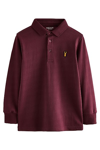 Next Langarm-Poloshirt Langärmeliges Polo-Shirt (1-tlg) günstig online kaufen