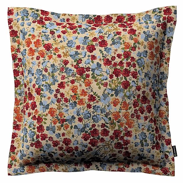 Kissenhülle Mona mit Stehsaum, rot- blau, 45 x 45 cm, Intenso Premium (144- günstig online kaufen