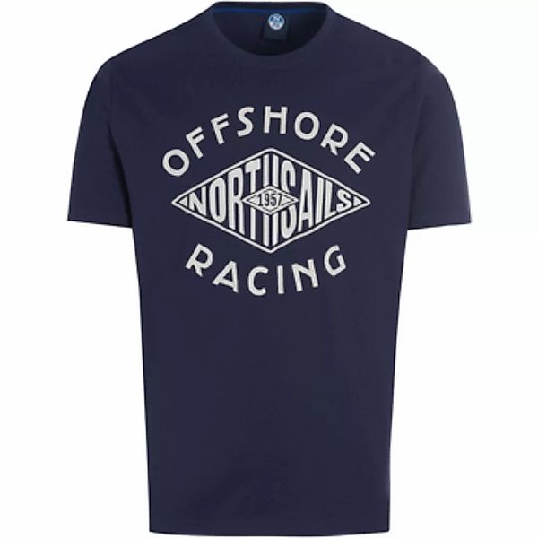 North Sails  T-Shirt Rundhals T-Shirt für Herren in blau günstig online kaufen