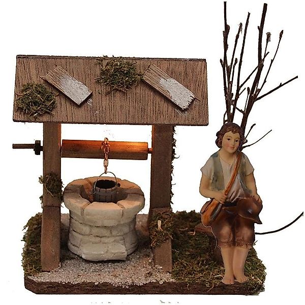 Alfred Kolbe Krippen-Zubehör Brunnen mit Beleuchtung günstig online kaufen