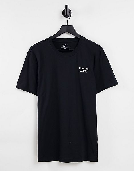 Reebok – T-Shirt mit Logo in Schwarz günstig online kaufen