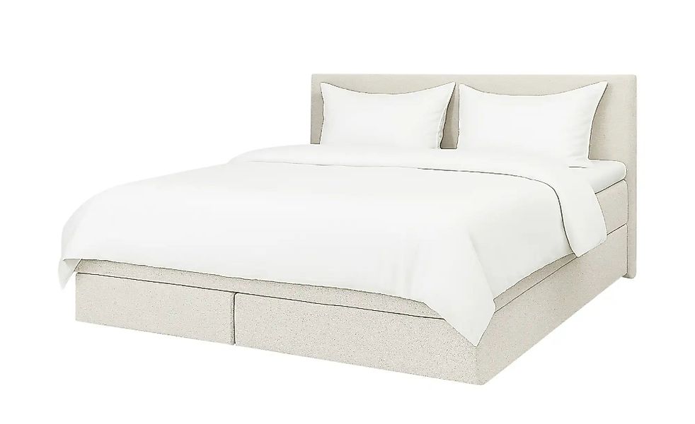 Boxspringbett 160x200 in creme Elin ¦ creme ¦ Maße (cm): B: 160 H: 105 Bett günstig online kaufen