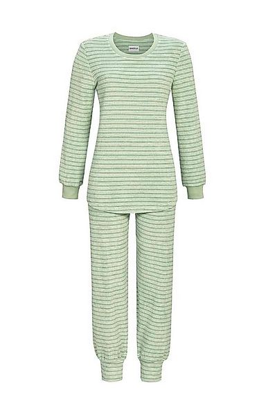Ringella Pyjama aus geringeltem Stretchfrottee mit Bündchen (2 tlg) günstig online kaufen