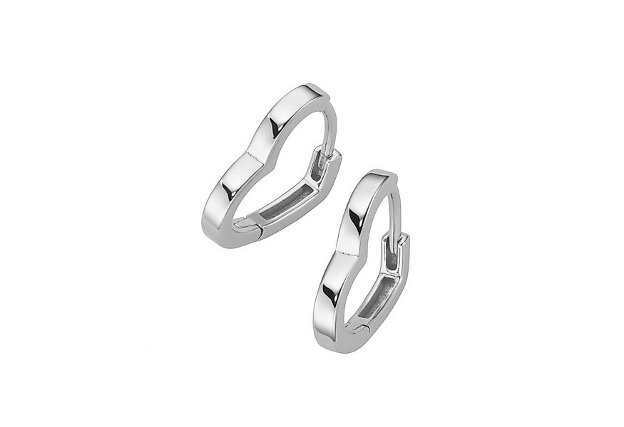 Smart Jewel Paar Creolen in Herzform, Silber 925 günstig online kaufen
