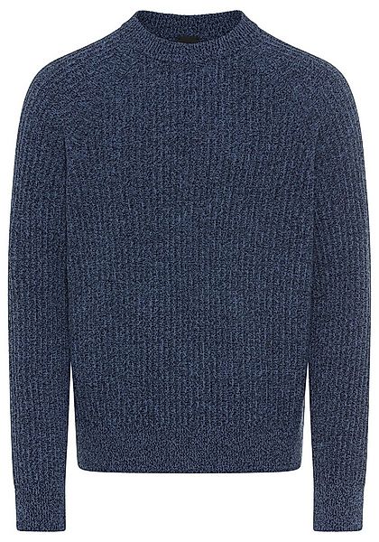 BOSS ORANGE Strickpullover Klacier Rundhalsausschnitt, Relaxed Fit, Rippstr günstig online kaufen