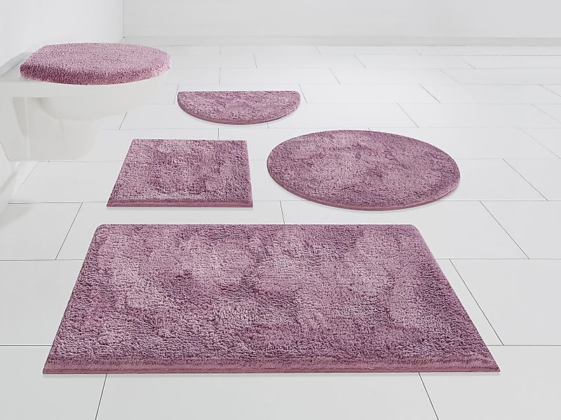 my home Badematte "Jos, Badvorleger, Badezimmer Teppich" Höhe 22 mm rutschh günstig online kaufen