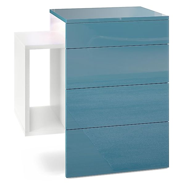Vladon Nachttisch Queens (Nachttischschrank mit 2 günstig online kaufen