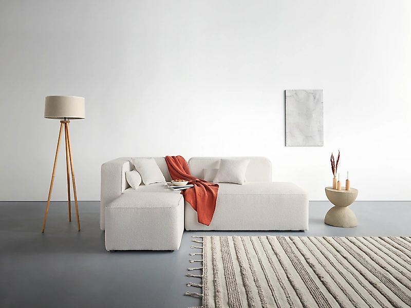 Home affaire Ecksofa "Sundstrup L-Form" Modulserie, individuelle Zusammenst günstig online kaufen