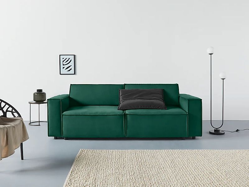 INOSIGN Schlafsofa "Marva", incl. Bettfunktion und Bettkasten, Federkern günstig online kaufen