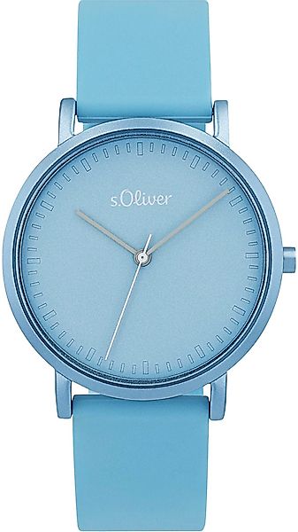 s.Oliver Quarzuhr 2039506, Armbanduhr, Damenuhr, Silikonarmband, günstig online kaufen